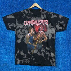 Cannibal Corpse “North American Tour” Death Metal Band Graphic Tie Dye T-Shirt S